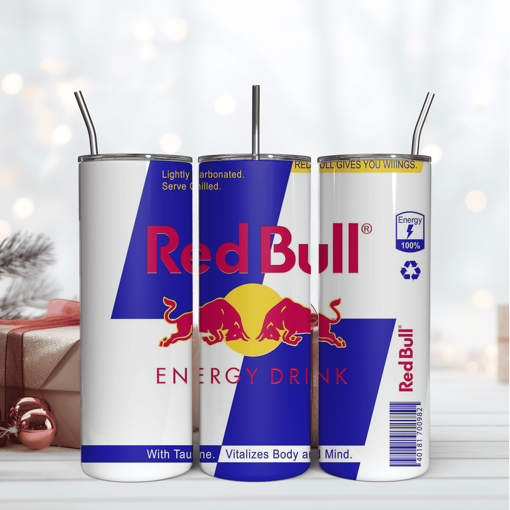 Redbull 20Oz Tumbler Wrap Sublimation Design, Brand Tumbler Wrap Design.png