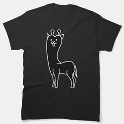 giraffe cat, dark classic t-shirt