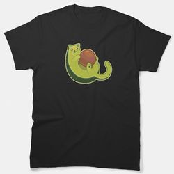 avogato cat avocado shirt classic t-shirt
