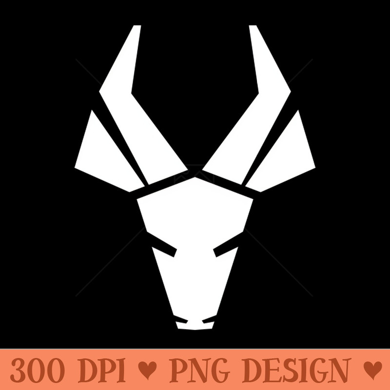 Stylized Antelope in South African fashion - PNG Download Collection - Variety