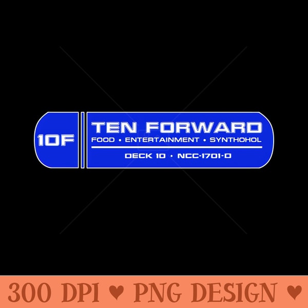 Ten Forward - PNG Download Collection - Inspire Uplift