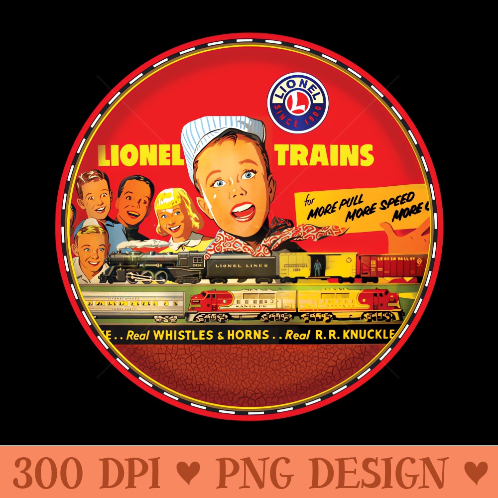 Lionel Model Trains USA - PNG Artwork - Professional Design