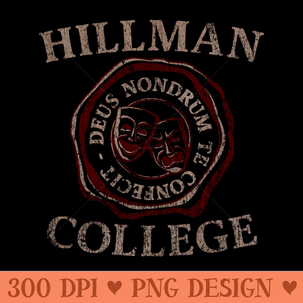 Hillman College 1881 - PNG Graphics - Professional Design