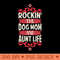 Rockin The Dog Mom and Aunt Life Dog Lovers - PNG Printables - High Quality 300 DPI