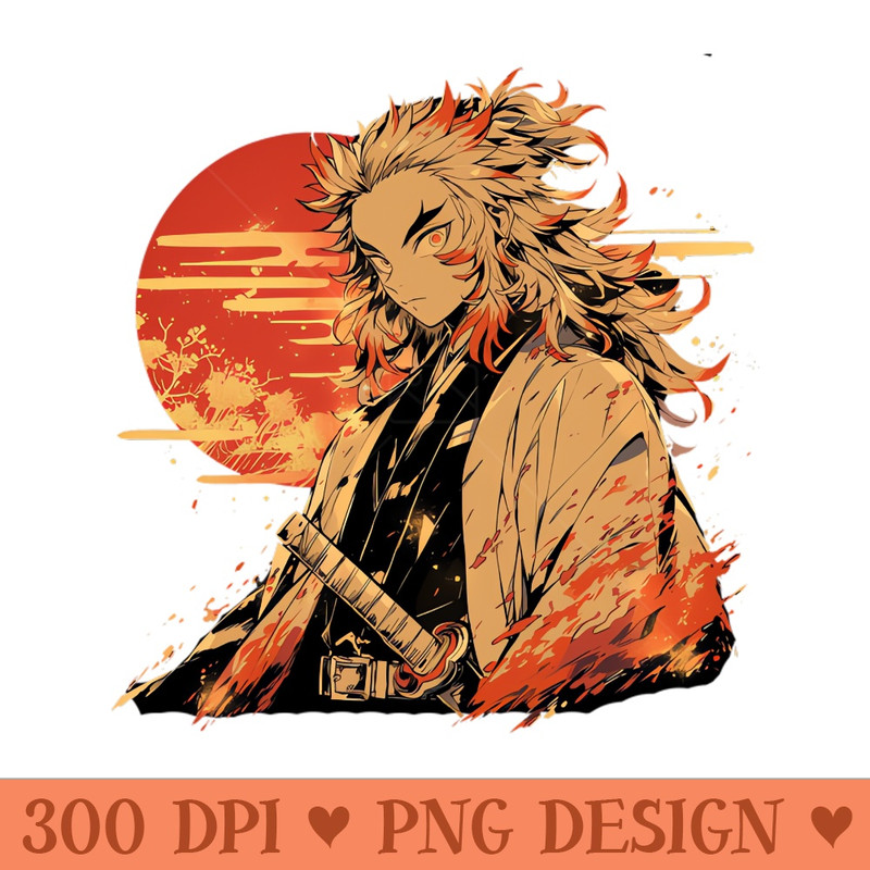 rengoku - Sublimation PNG Designs - Good Value