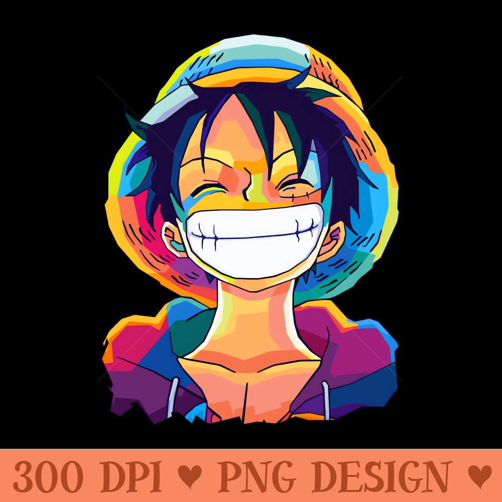 Monkey D Luffy One Piece - Digital PNG Graphics - Professional Design