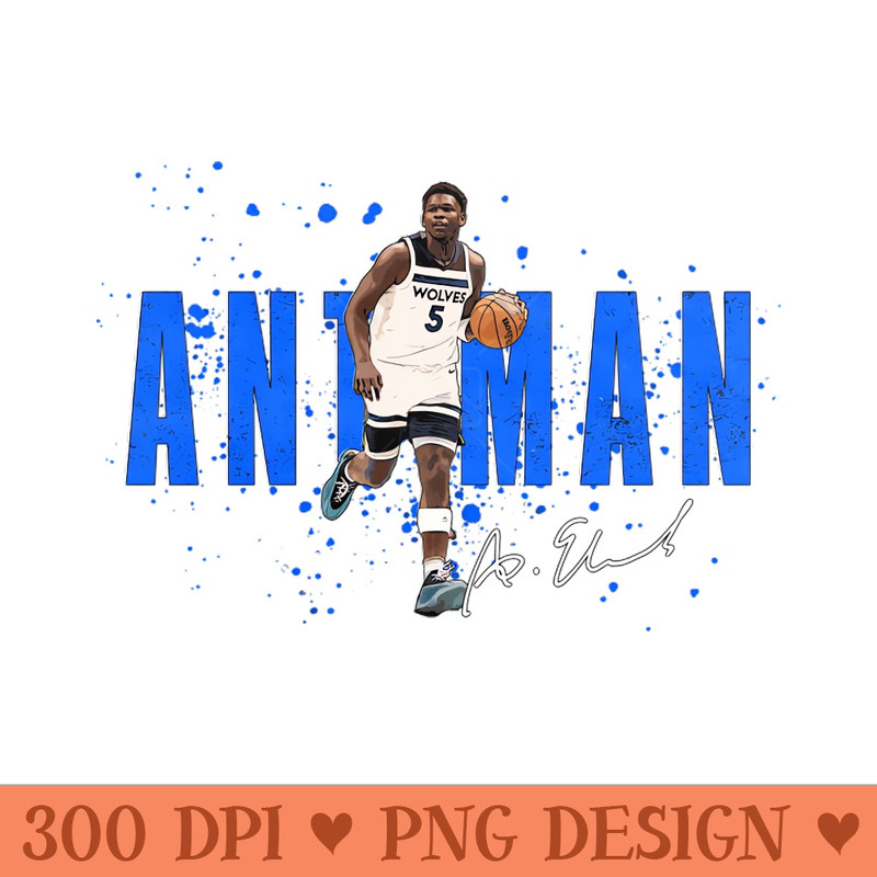 Anthony Edwards MVP - PNG Printables - High Quality 300 DPI