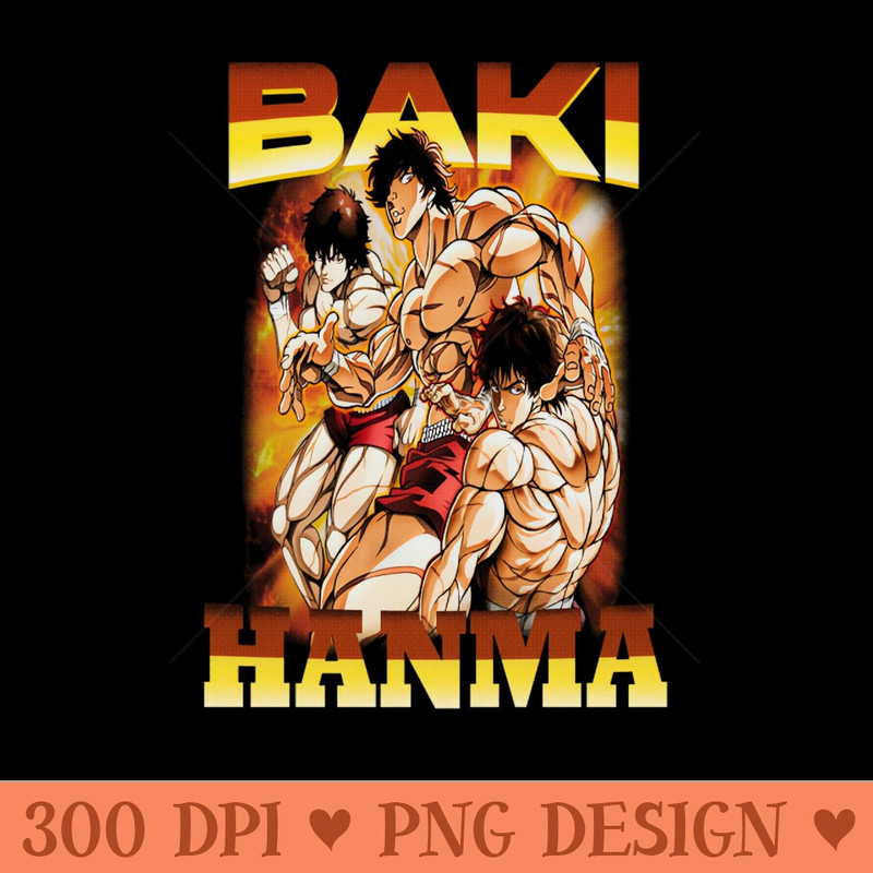 Baki Hanma The Grappler Fanart - PNG Graphics - Popularity