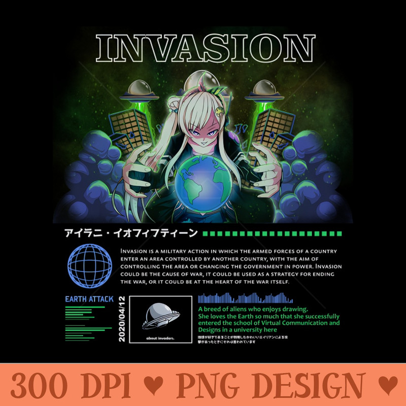 Hololive Indonesia Airani Iofifteen Alien Invasion - PNG Download Website - Professional Design