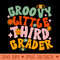 Groovy Little Third Grader First Day of School - PNG Download Collection - Popularity