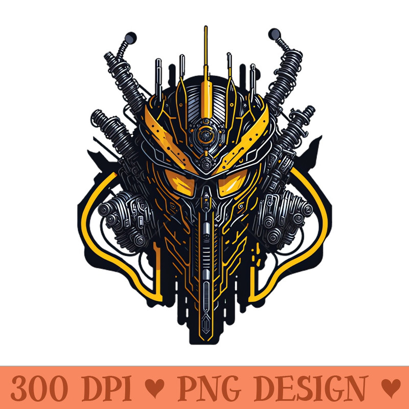 Mecha Skull S02 D95 - PNG Download Pack - High Quality 300 DPI