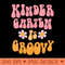 Retro Groovy Kindergarten Kindergarten Teacher Kids - PNG Download Website - Professional Design