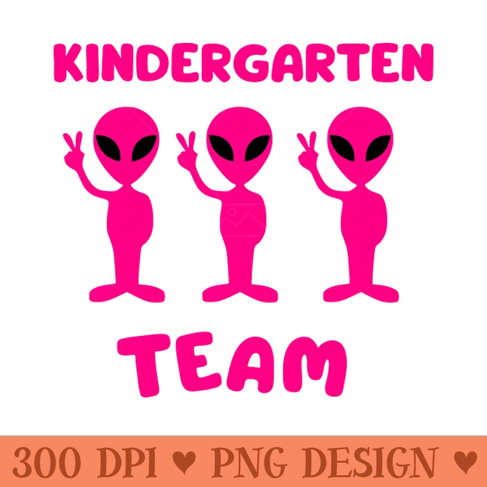 kindergarten alien pink - PNG Illustrations - Good Value