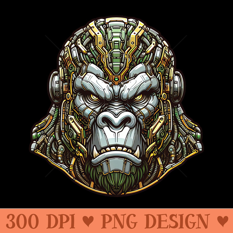 Mecha Apes S02 D50 - PNG Graphics - Customer Support