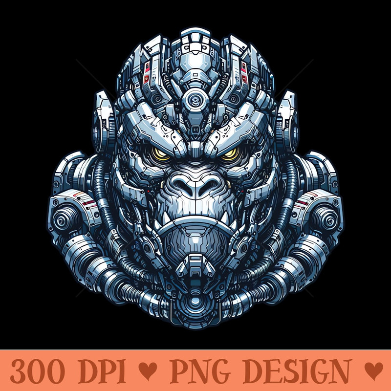 Mecha Apes S03 D60 - PNG Image Downloads - High Quality 300 DPI