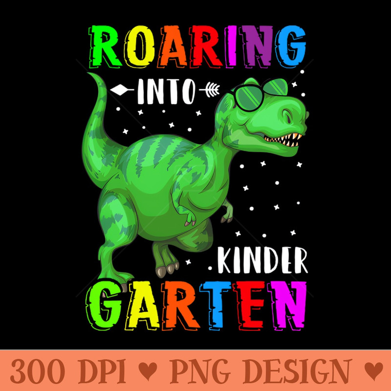 Roaring Into Kindergarten - PNG Downloadable Resources - Customer Support
