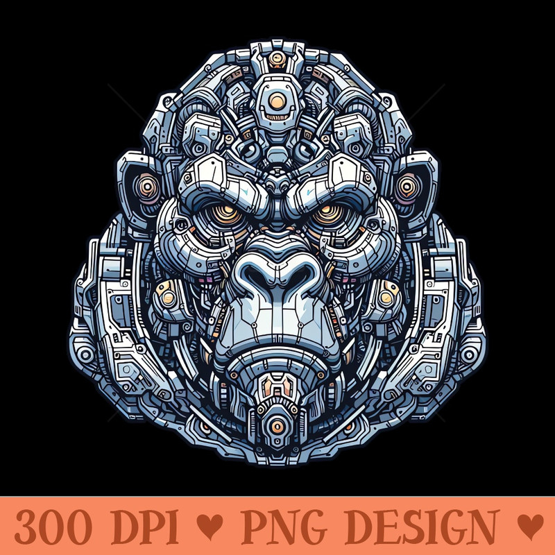 Mecha Apes S03 D37 - Digital PNG Graphics - Good Value