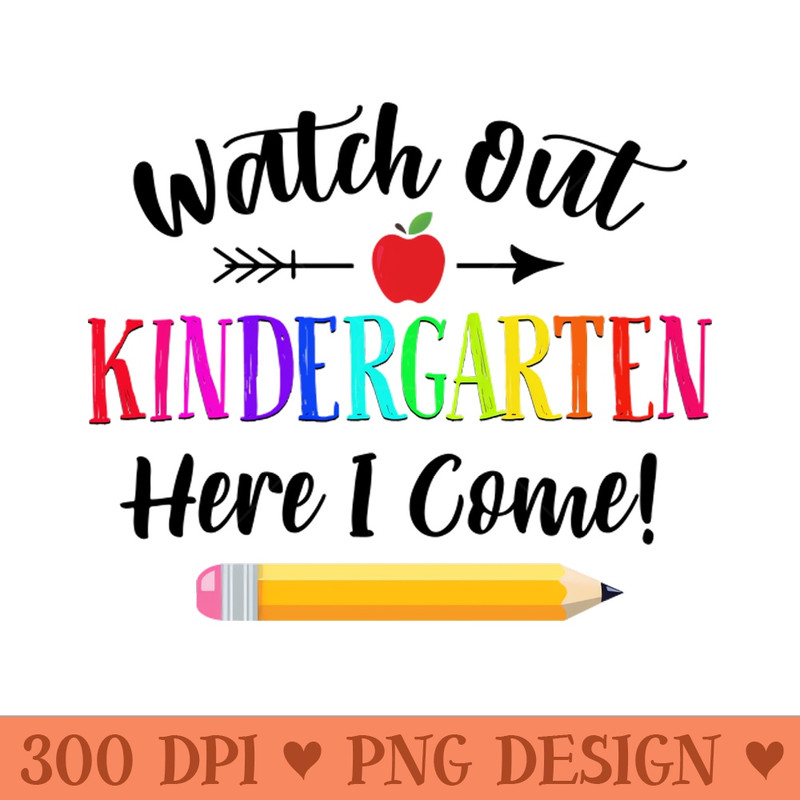 First Day of Kindergarten, Back to School, Preschool, First Grade - PNG Download Bundle - Variety