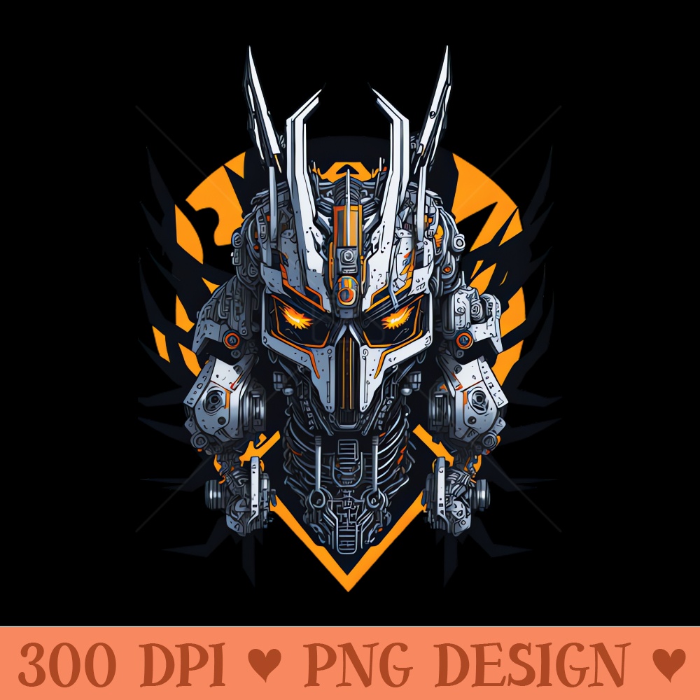 Mecha Skull S02 D78 - PNG Download Bundle - Unique