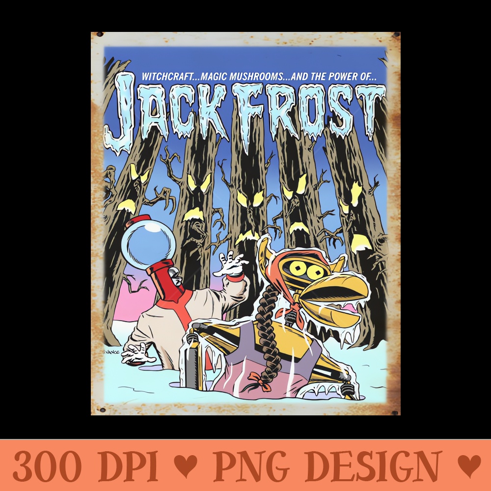 Mystery Science Rusty Barn Sign 3000 Jack Frost - PNG Designs - Popularity