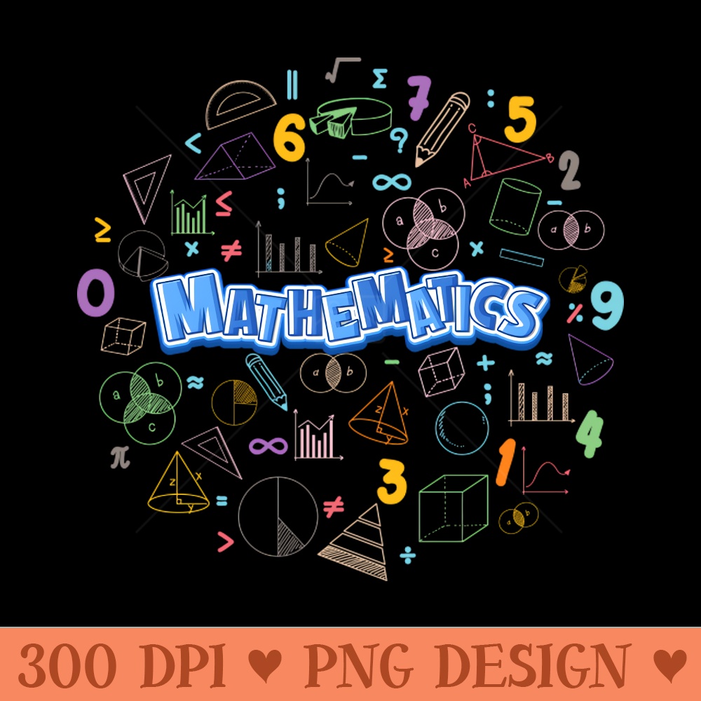 Mathematics - PNG Downloadable Art - Variety