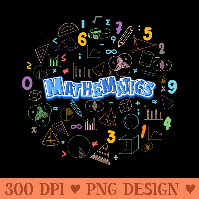 Mathematics - PNG Downloadable Art - Variety