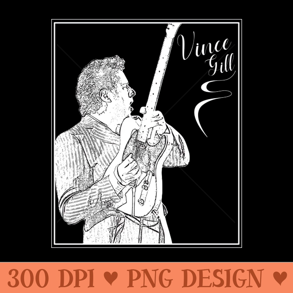 Vince Gill - Vector PNG Download - Variety