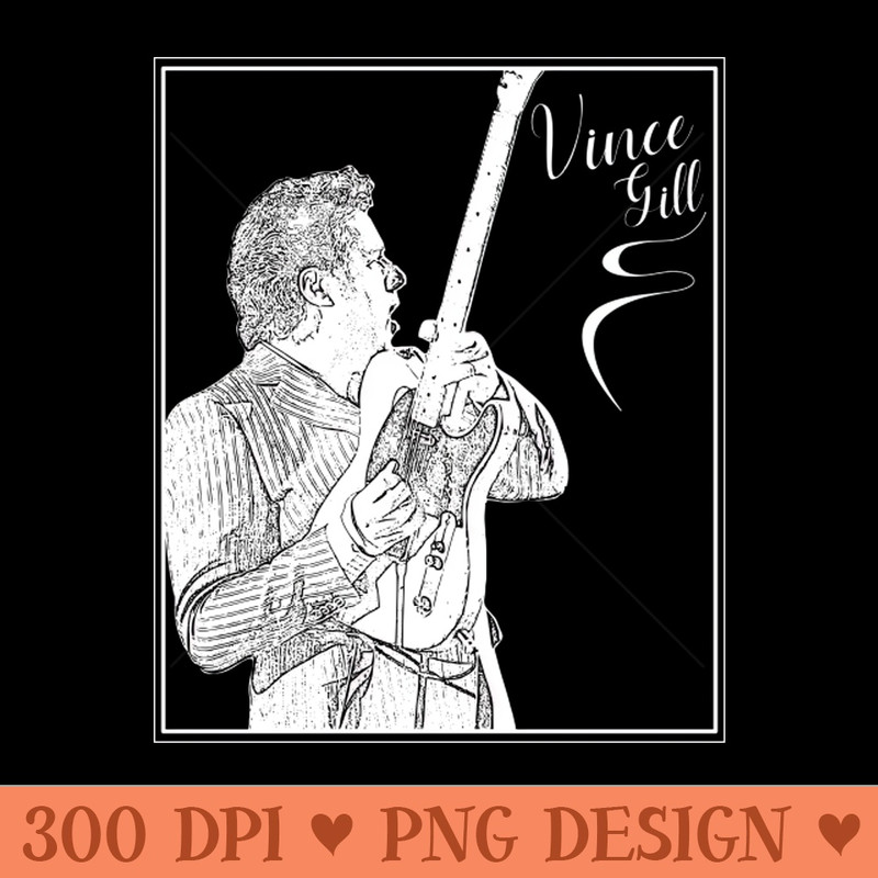 Vince Gill - Vector PNG Download - Variety