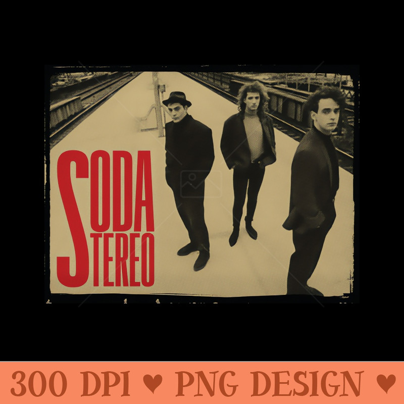 Soda Stereo - High-Quality PNG Download - Professional Design