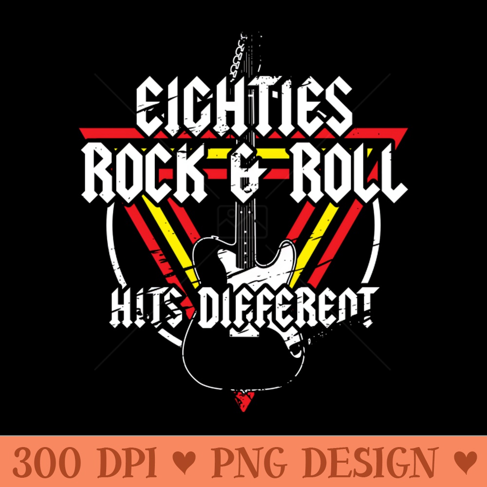 80S ROCK AND ROLL HITS DIFFERENT - Free PNG Downloads - Popularity