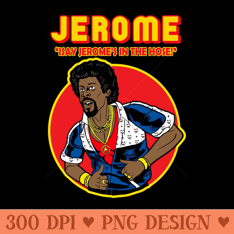 Jerome Martin Lawrence 90s Comedy - PNG Downloadable Resources - Professional Design