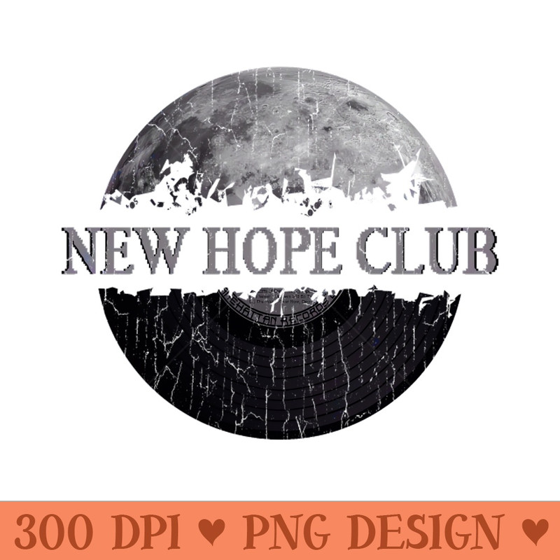New Hope Club moon vinyl - PNG File Download - Flexibility