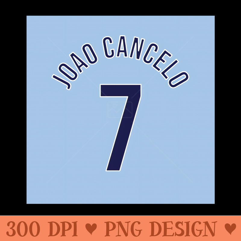 Joao Cancelo 7 Home Kit 2223 Season - Digital PNG Graphics - High Quality 300 DPI