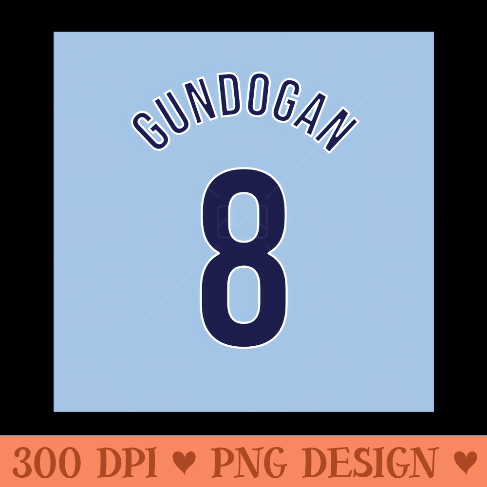 Gundogan 8 Home Kit 2223 Season - Digital PNG Art - Professional Design
