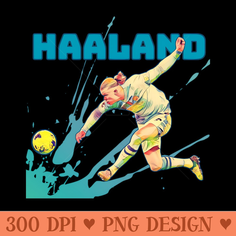 Haaland - Digital PNG Download - Flexibility