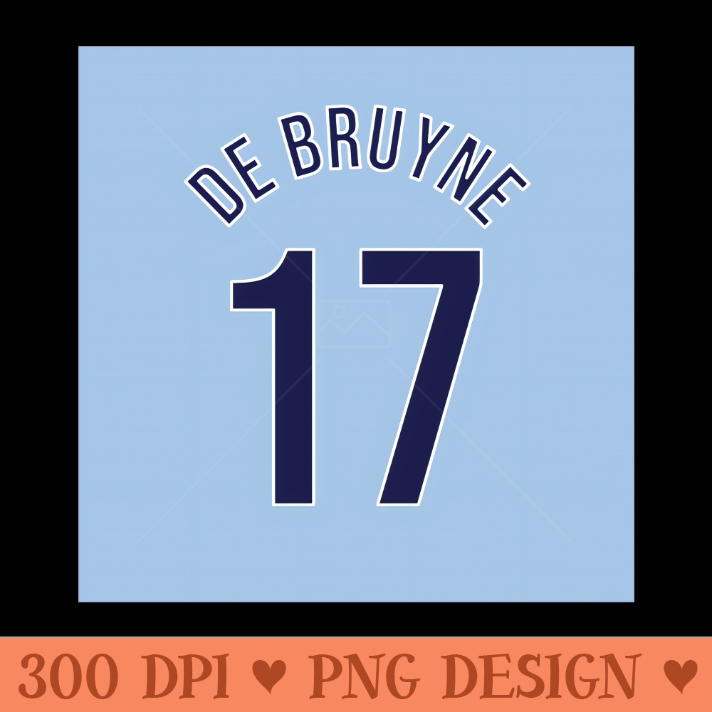 De Bruyne 17 Home Kit 2223 Season - PNG Download Pack - Good Value