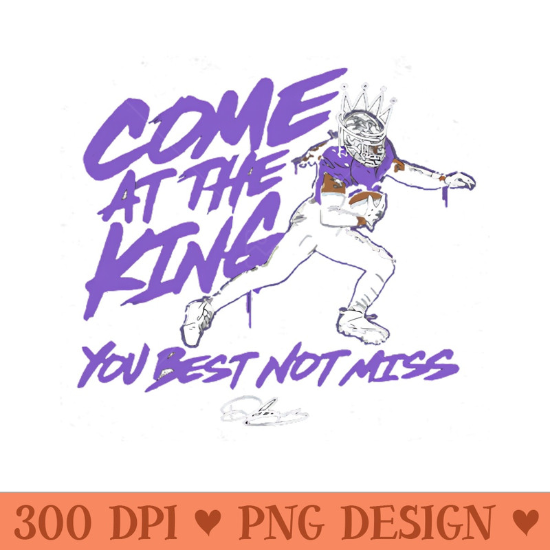 Derrick Henry Come At The King - Free PNG Downloads - Professional Design