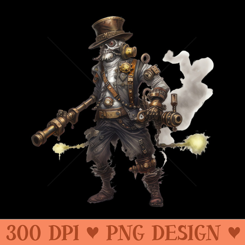 Gears of the Damned The Steampunk Zombie Arsenal - Digital PNG Files - High Quality 300 DPI