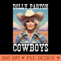 dolly parton cowboys - transparent png