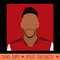 PierreEmerick Aubameyang Minimalistic Face Art - PNG Design Downloads - Customer Support
