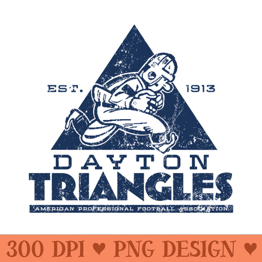Dayton Triangles Football - PNG Artwork - Latest Updates
