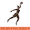 silhouette of female basketball player - PNG Illustrations - Good Value