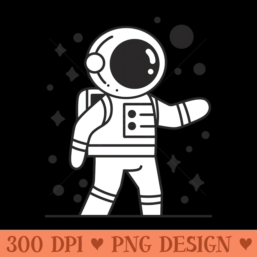 astronaut in space - PNG File Download - Professional Design