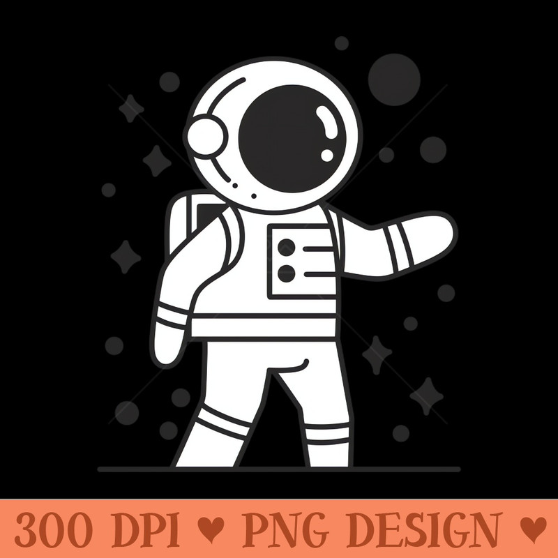 astronaut in space - PNG File Download - Professional Design