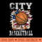 American Flag Personalized City Proud Name Basketball - Download PNG Graphics - Variety