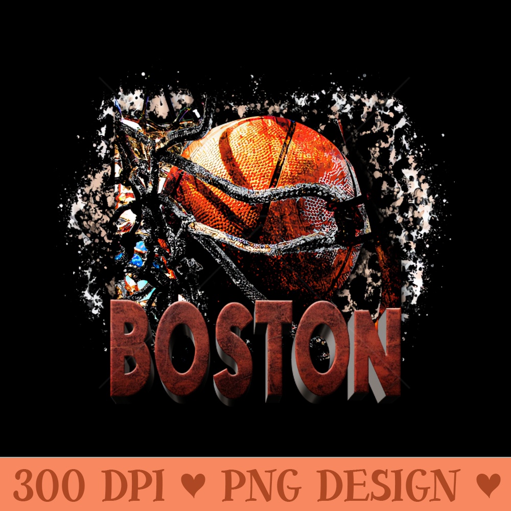Classic Sports Boston Proud Name Basketball - PNG Graphics - Popularity