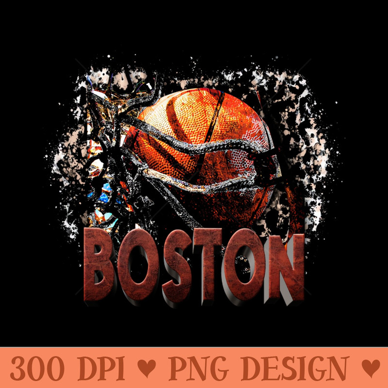 Classic Sports Boston Proud Name Basketball - PNG Graphics - Popularity
