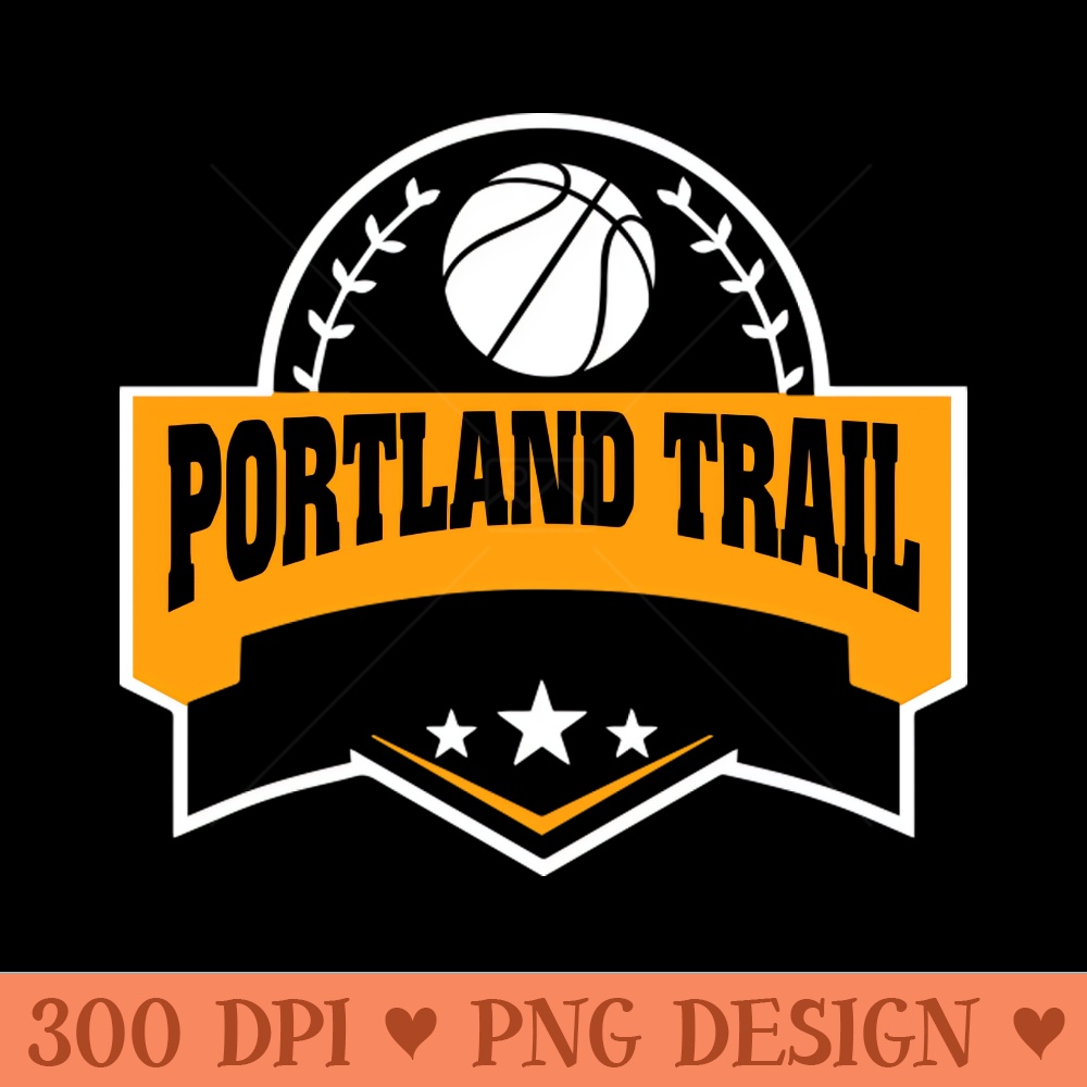 Personalized Basketball Portland Trail Proud Name Vintage Beautiful - - High Quality 300 DPI