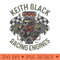 Vintage Keith Black Racing Engine 1959 - Sublimation PNG - Latest Updates
