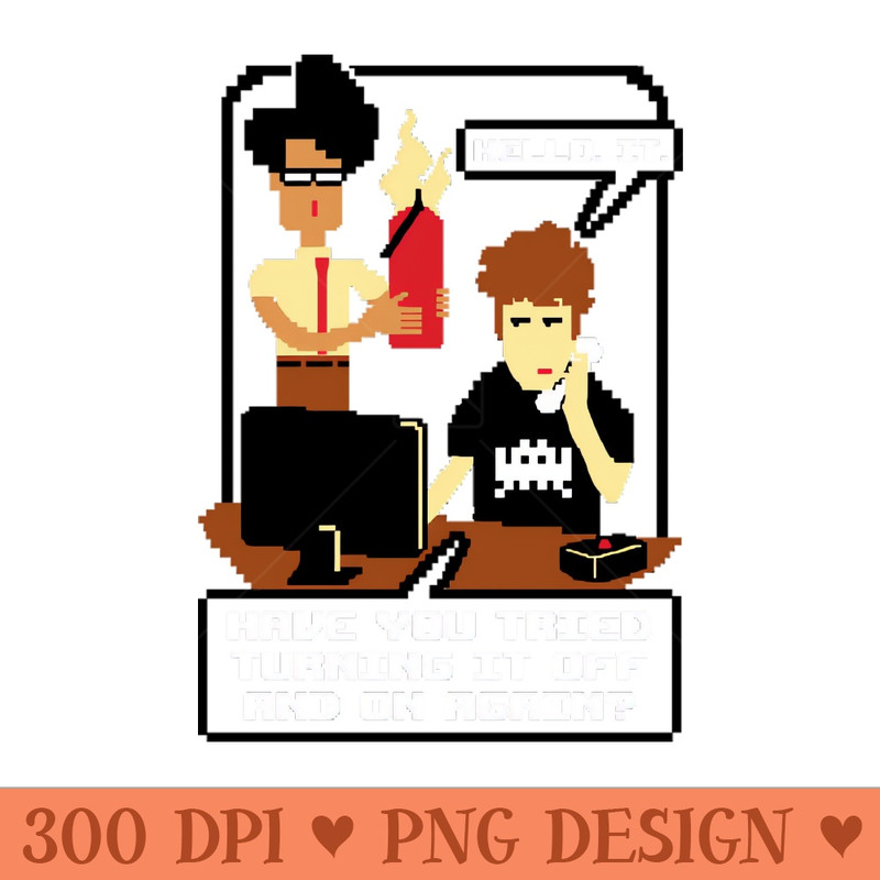 Tech Support Sitcom Funny Catch Phrase - High Quality PNG - Variety